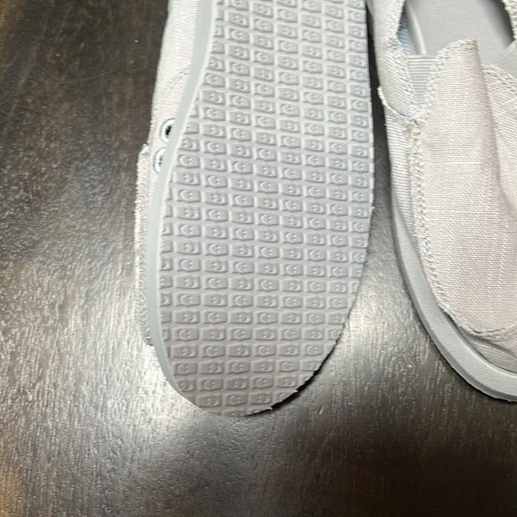 Sanuk gray Canvas Flats - Picture 2 of 6